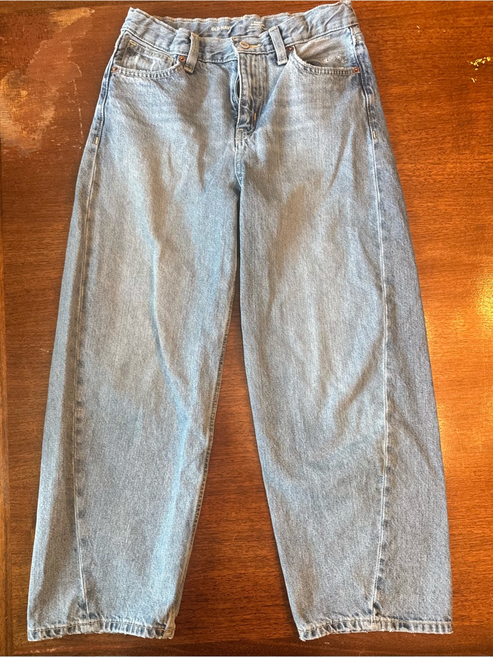 Old Navy Girl’s Light Blue Barrel Jeans